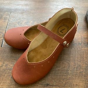 Duchess & Fox handmade leather flats Mary Janes